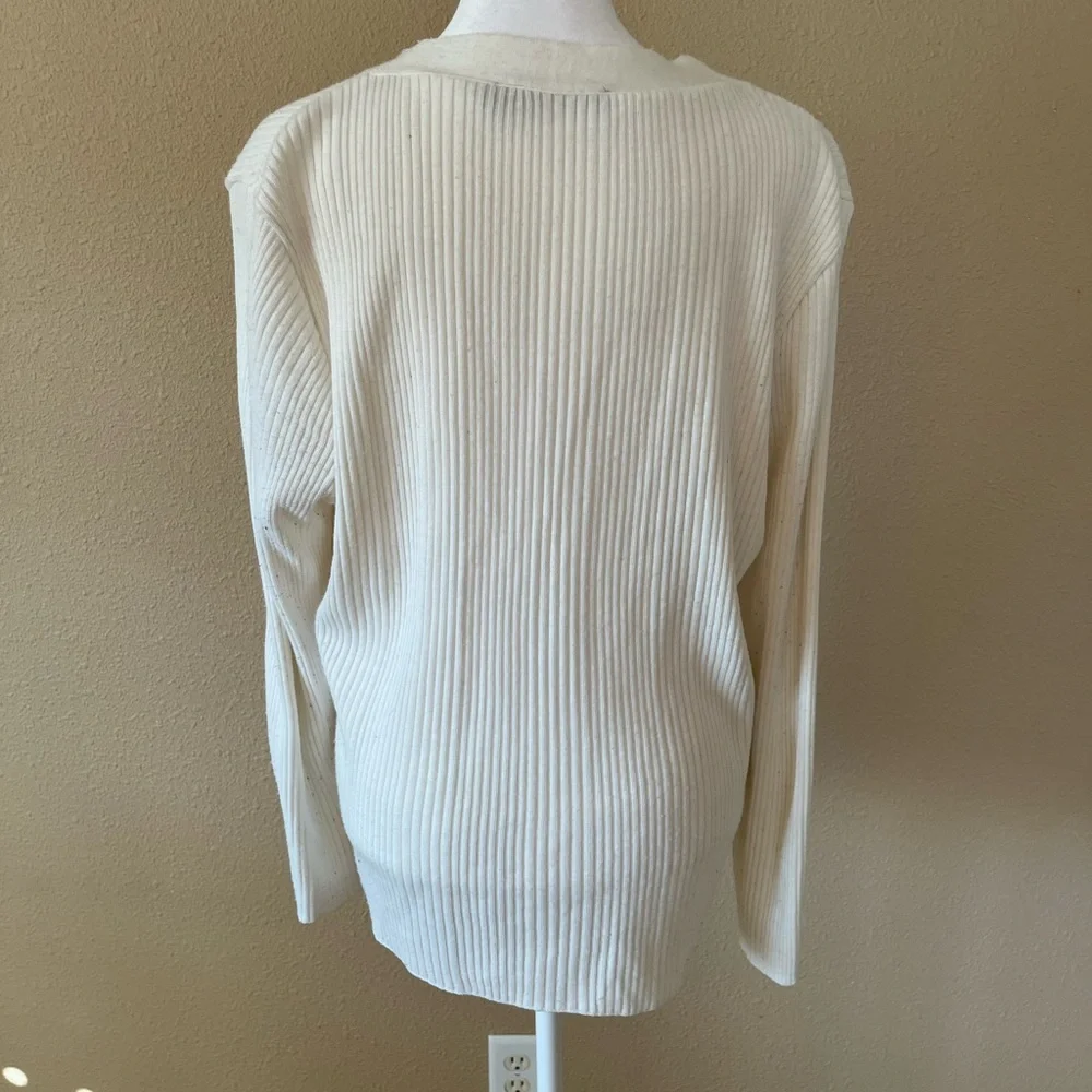 ASOS Cream Ribbed Knitwear - Picture 4 of 5